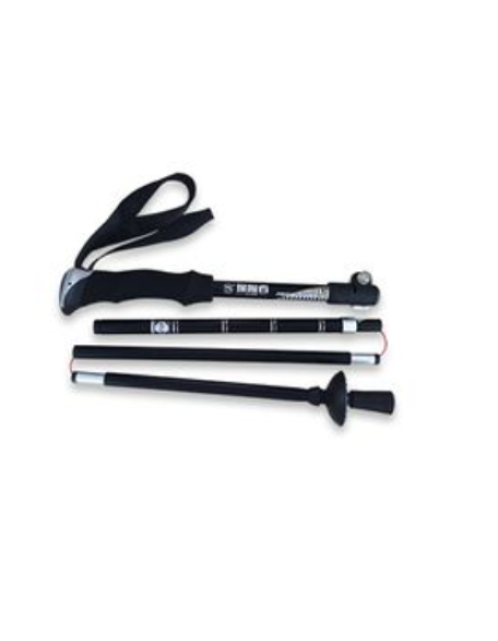 Hiking folding trekking poles, ultra-light hiking poles, aluminum alloy climbing crutches, outdoor professional equipment for men and women